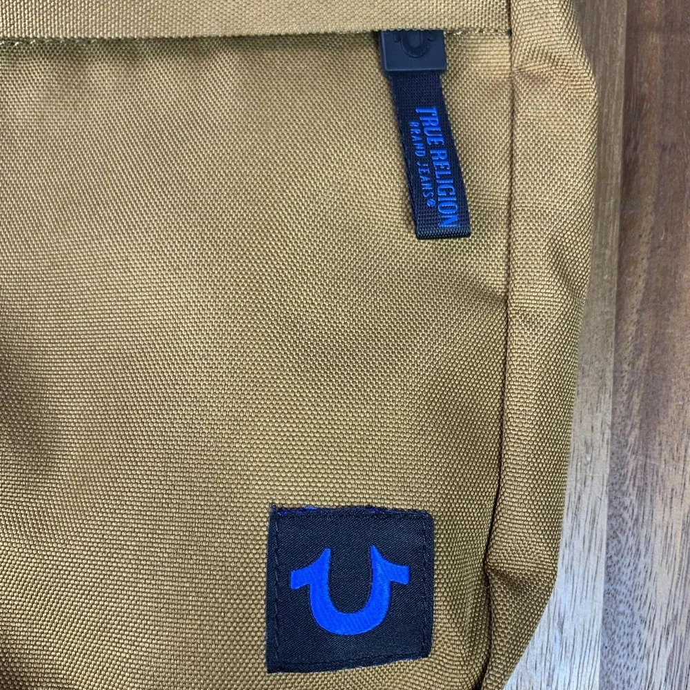 True‎ Religion Brand Jeans Crossbody Bag One Size Brown Sling Canvas Logo